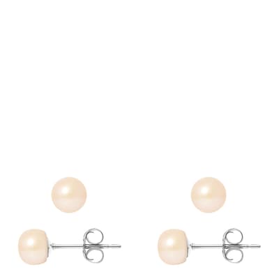 Pink Pearl Earrings