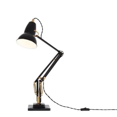 Original 1227 Brass Desk Lamp, Jet Black