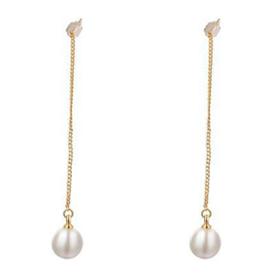 Pearl Earrings with Swarovski Crystals