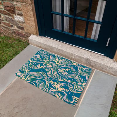 Victoria and Albert Museum Waves Coir Doormat
