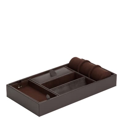 Brown Blake Valet Tray with Cuff