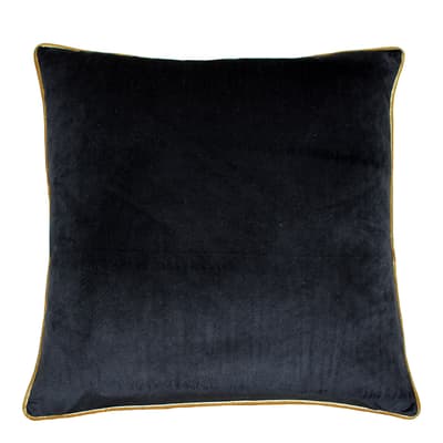 Black/Gold Meridian Cushion, 55x55cm