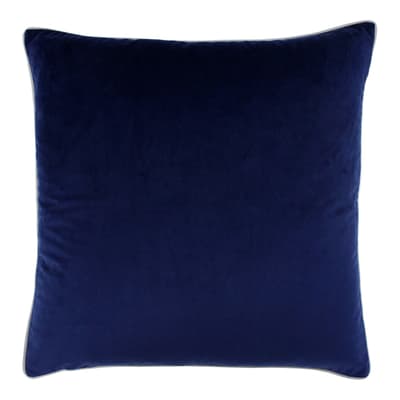 Navy/Silver Meridian Cushion 55x55cm