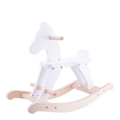 Rocking horse - white