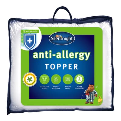 Anti-Allergy Single Mattress Topper