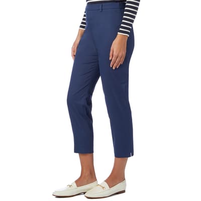 Dark Blue Mallory Capri Trousers