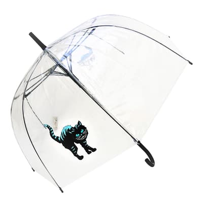 Black Blue Cheshire Cat Umbrella