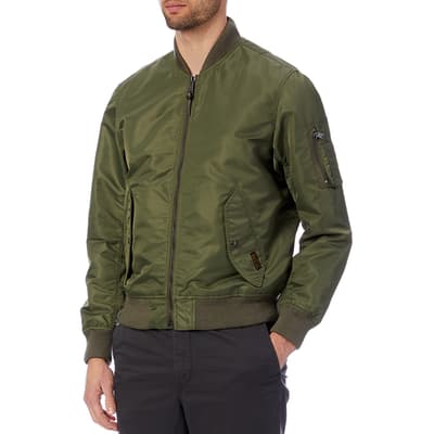 Khaki Military Bomber Jacket