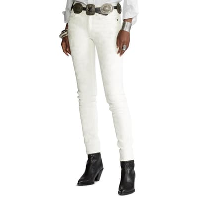 White Tomkins Skinny Stretch Jeans