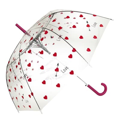 Red Hearts Umbrella