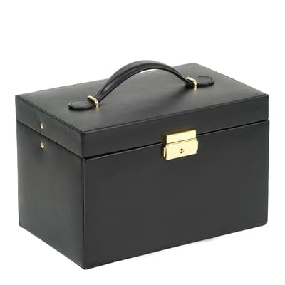 Women's Black Large Wolf Heritage Jewellery Box