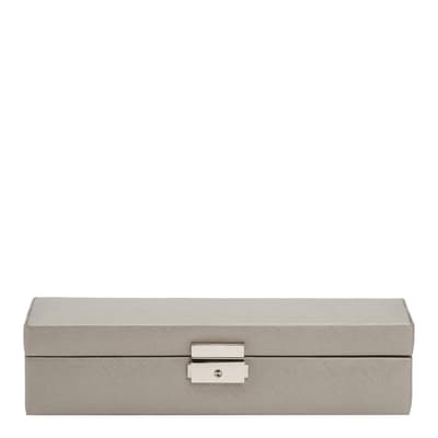 Women's Pewter Saffiano Wolf Heritage Safe Deposit Box