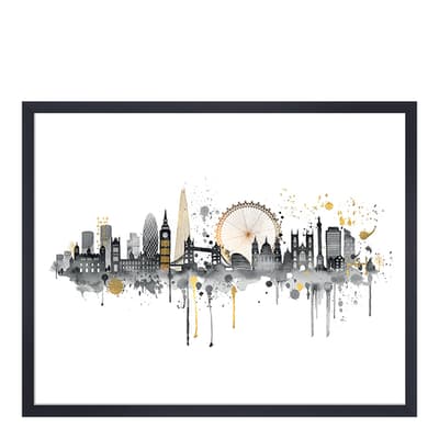 London Skyline 40x50cm Framed Print