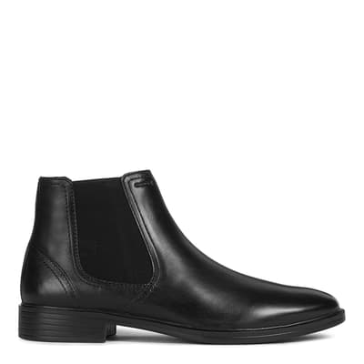 Black Leather Gladwin Chelsea Boots