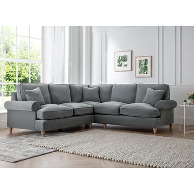 SAVE  £1650 - The Bromfield Corner Sofa, Manhattan Charcoal