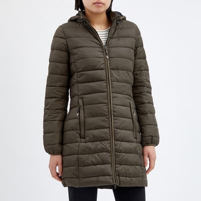 Khaki Padded Quilted Jacket