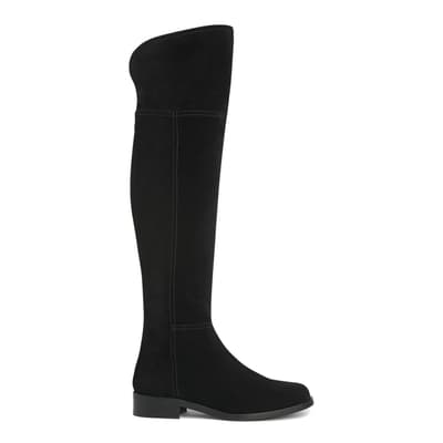 Black Suede Ivey Over the Knee Boots