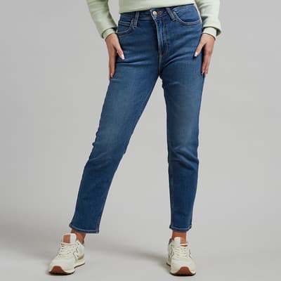 Blue Carol Straight Stretch Jeans