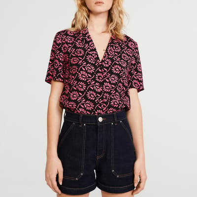 Dark Printed Cambridge Shirt 