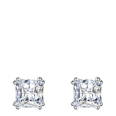 Zirconia White Silver Sterling Earrings