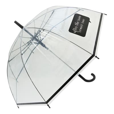 Black Sun Comes After Rain Umbrella