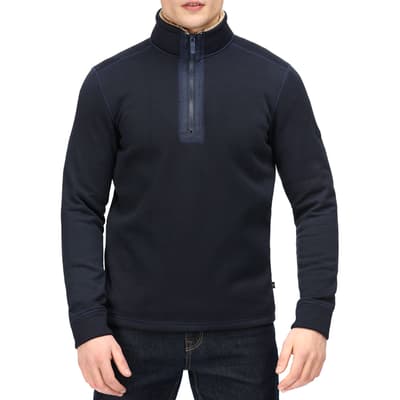 Navy Half Zip Fleece