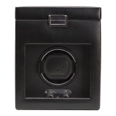 Black Heritage Vegan Leather Single Winder / Storage