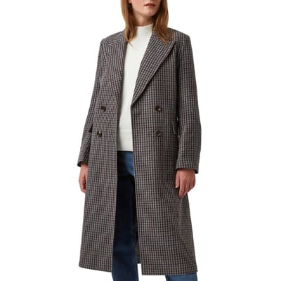 Multi Buttoned Belted Coat