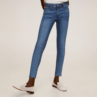 Dark Wash Crop Skinny Isa Jeans