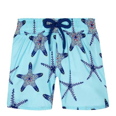 Girl's Blue Giana Starfish Shorty