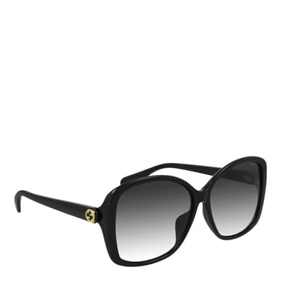 Women's Black Gucci Sunglasses 61mm