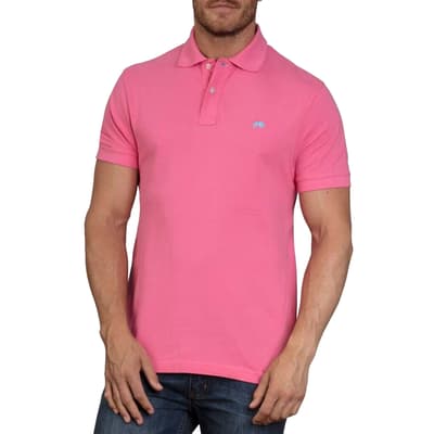 Pink Signature Cotton Polo Shirt