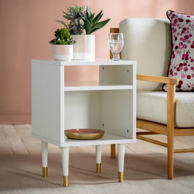 Hedford Side Table White