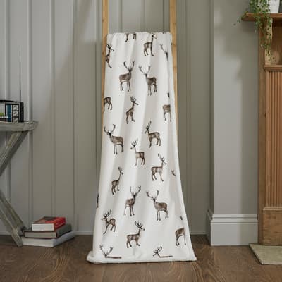 Sterling Stag Throw 2022 140x180cm, Multi