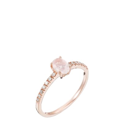 Rose Quartz Stone Ring