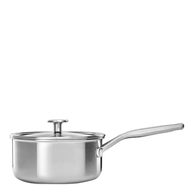 Stainless Steel Multi-Ply Saucepan with Lid, 20cm/3.1L