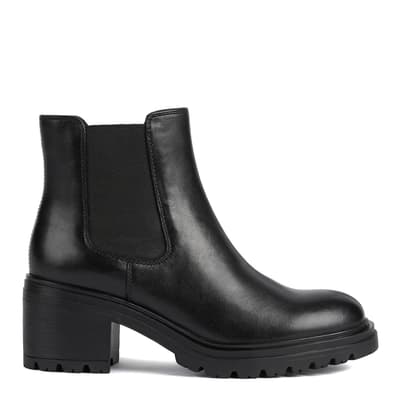 Black D Damiana Leather Heeled Boot