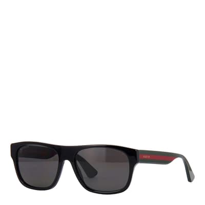 Men's Black/Multi Gucci Sunglasses 56mm