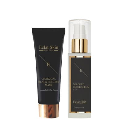 Anti-Wrinkle Elixir Serum 24K Gold + Purifying Black Peel-Off Mask 24K Gold