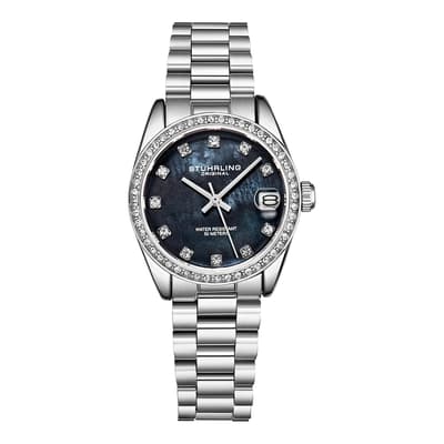 Women's Silver/Black Watch