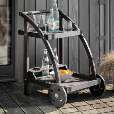 Vallejo Drinks Trolley Black