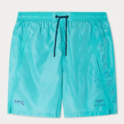 Turquoise AMR Swim Shorts
