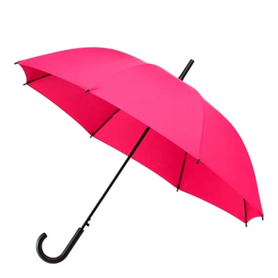 Women's Pink Automatic Walking Umbrella