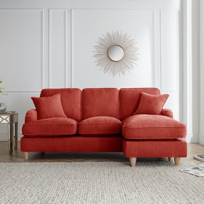 SAVE  £1050 - The Swift Right Hand Chaise Sofa, Manhattan Apricot