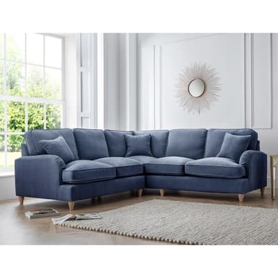 SAVE  £1650 - The Swift Corner Sofa, Manhattan Navy