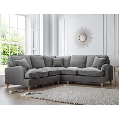 SAVE  £1650 - The Swift Corner Sofa, Manhattan Charcoal