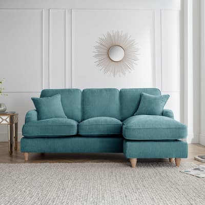 SAVE  £1050 - The Swift Right Hand Chaise Sofa, Manhattan Emerald