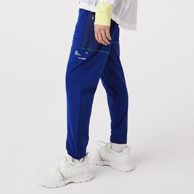 Dark Blue Zip tracksuit Bottoms