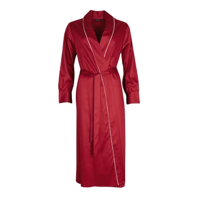 Fable & Eve Burgundy Long Robe