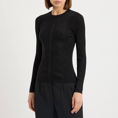 Black Myrtle Metallic Jumper